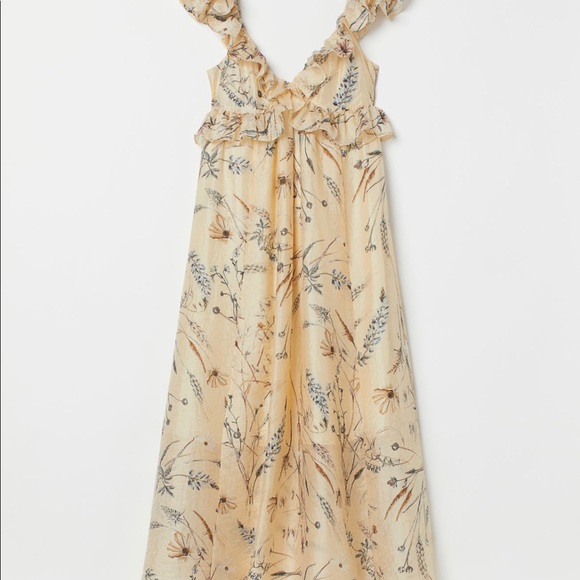 H&M lyocell-blend ruffled dress SOLD OUT online - Picture 4 of 4